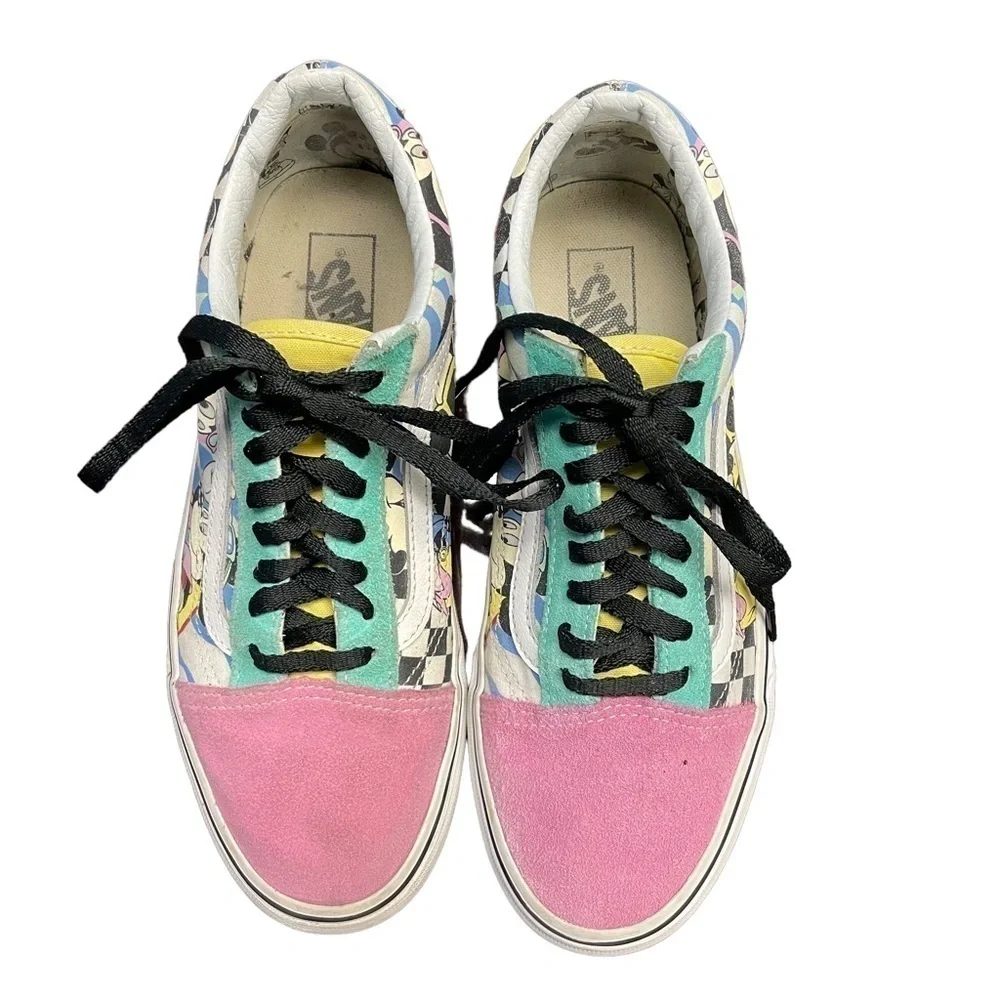 Vans Limited Edition Disney Mickey Old Skool Sneakers Men's Size 8 Women's 9.5